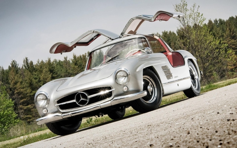 1080P, beautiful, benz, cars, sl, 300sl, old, mercedes