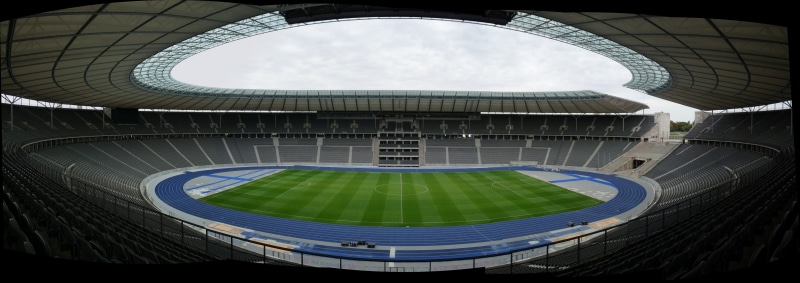 daytime, nature, shape, high angle view, soccer, playing field, no People, cloud - sky, olympic stadium, winter sport, circle, floodlit, grass, fussballstadtion