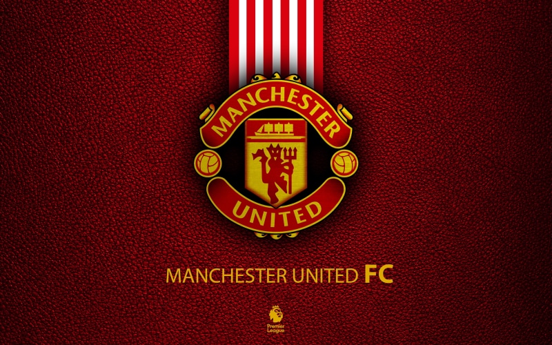 Manchester United F.C., Soccer, 4K, Logo
