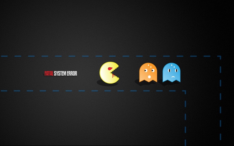 black background, sign, side by side, digital art, copy space, multi colored, technology, video games, text, indoors, Clyde, 1080P, humor, time