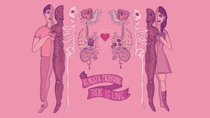 skeleton, muscles, anatomy, minimalism, 2K