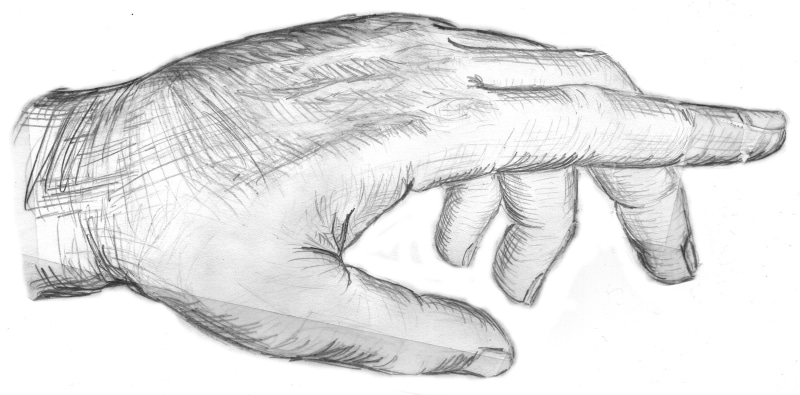 pencil drawing, white background, human body part, one person, photo, body part, studio shot, creativity, 5K, close-up, real people, human hair, human finger