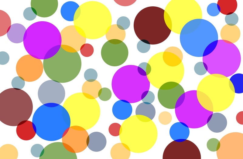 circles, art, colorful, abstract, dot, balls, polka dot, background, 720P, white, white background, polka
