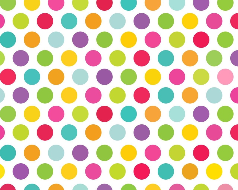 abstract, polka dot, background, white, white background, dot, balls, 720P, polka, colorful, art