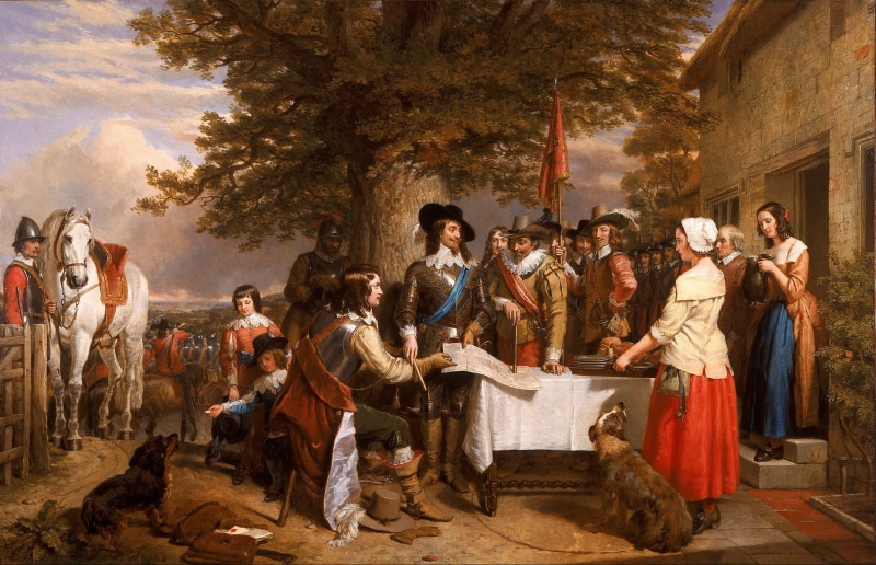 women, young adult, religion, horse, adult, painting, togetherness, full length, art, arts culture and entertainment, scenic, oil on canvas, charles landseer
