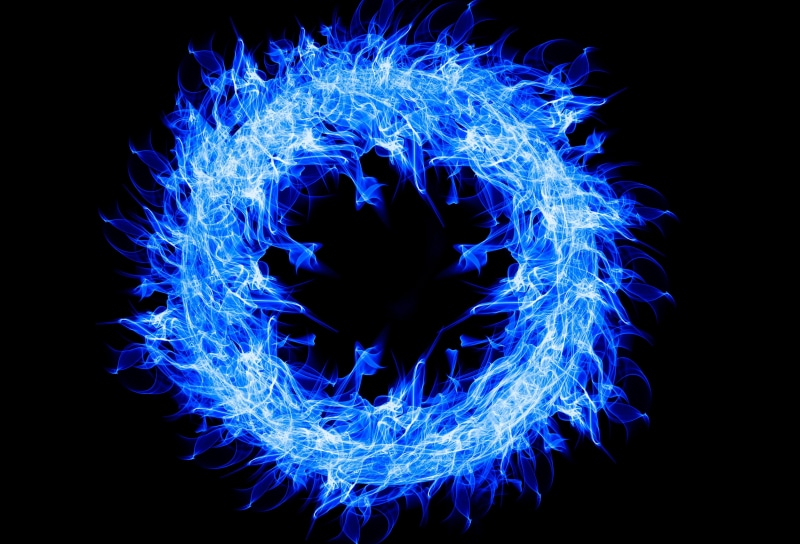 blue, anatomy, abstract, indoors, fire, medical x-ray, 4k, hd, cut out, 5k, black background, studio shot, close-up, flame, technology, ring, creative