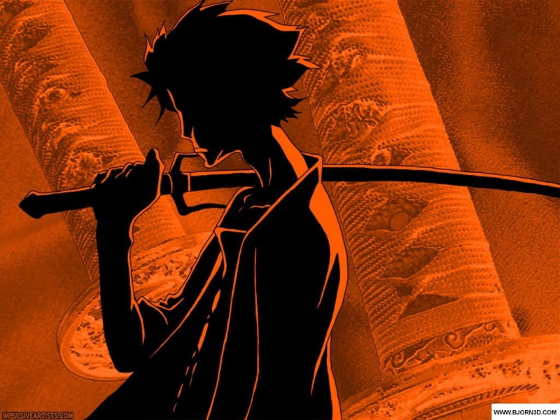 art, anime, samurai, 480P, untitled, samurai champloo, champloo, Mugen, hd