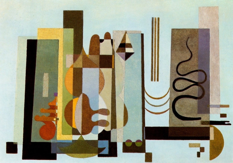 communication, studio shot, no people, pattern, still life, 720P, western script, art and craft, number, large group of objects, painting wassily kandinsky classic art shapes