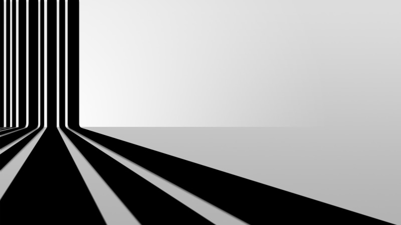 monochrome, minimalism, studio shot, shape, design, nature, indoors, lines, dark, metal, pattern, copy space, simple background, abstract, window, black color