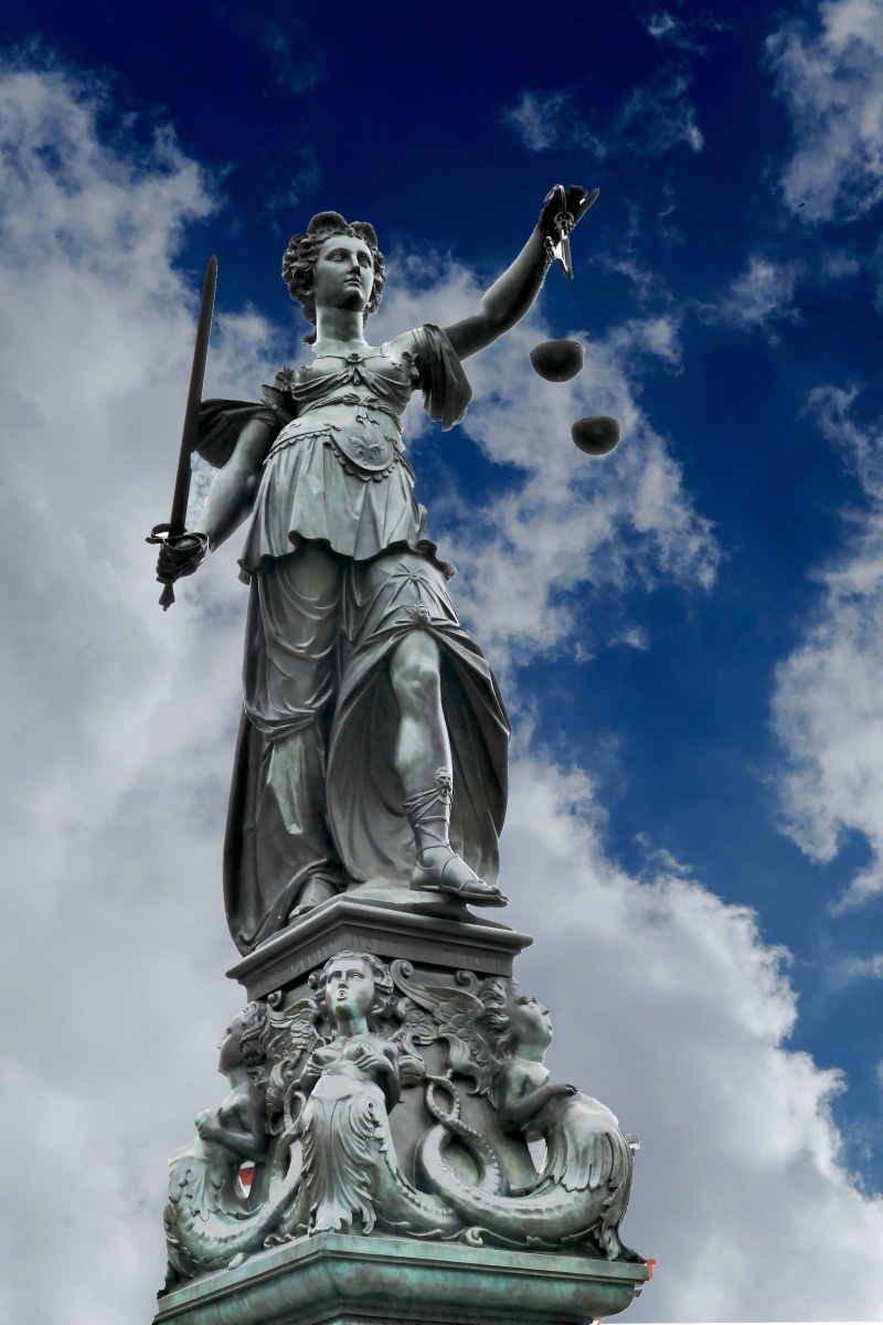 the past, law, symbol, cloud - sky, legal system, art and craft, representation, justice, case law, sculpture, laws, no people, justitia, statue, architecture