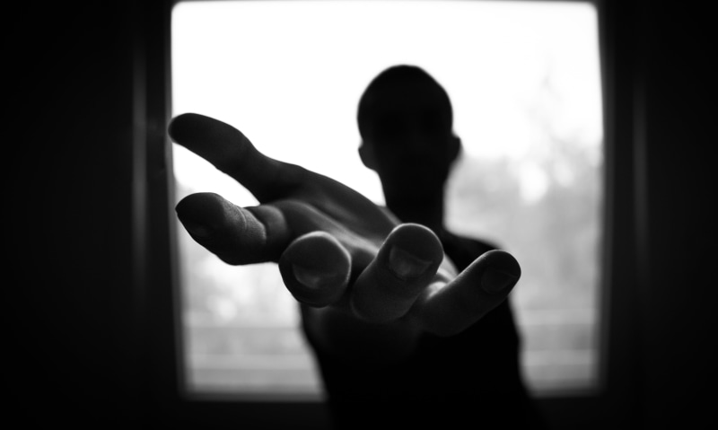 human hand, human finger, lifestyles, day, adults only, 5K, human limb, left, right, adult, hands, raising, reach, aggression, anger, black and white
