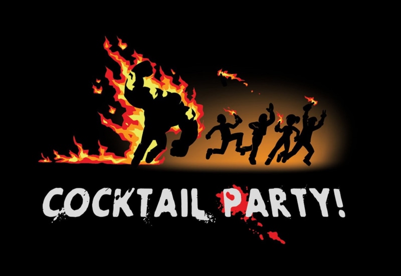 flame, burning, fire - natural phenomenon, communication, motion, cocktail, party, poster, text, fire, western script, outdoors, event, nature, heat - temperature