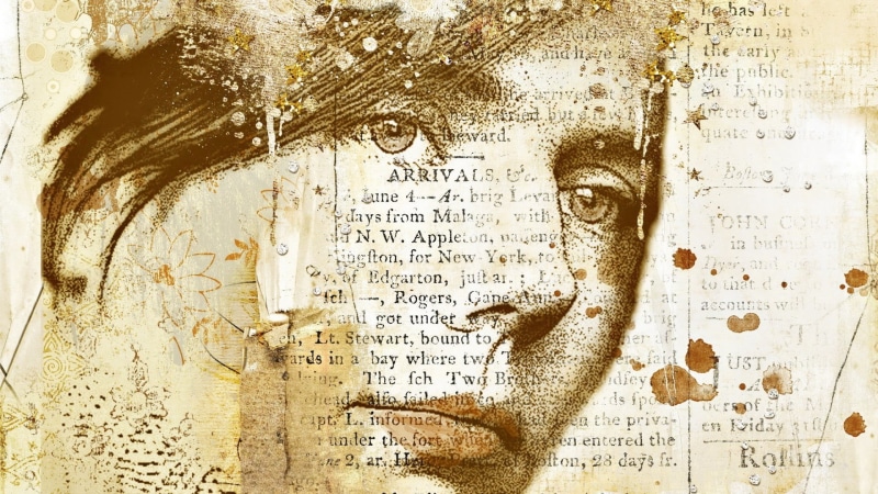 paper, face, artwork, digital art, paint splatter, western script, 1080P, vintage, pattern, positive emotion, no people, flowers, newspapers, old, portrait