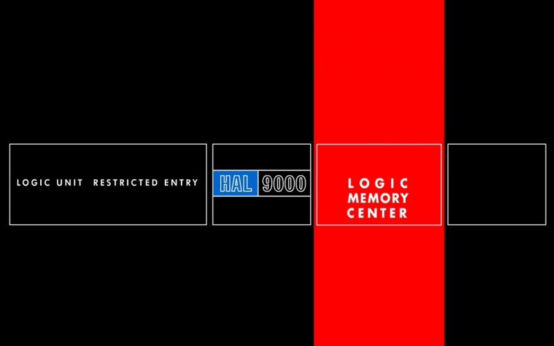 black background, information sign, studio shot, communication, safety, information, artificial intelligence, Stanley Kubrick, copy space, 2001: A Space Odyssey