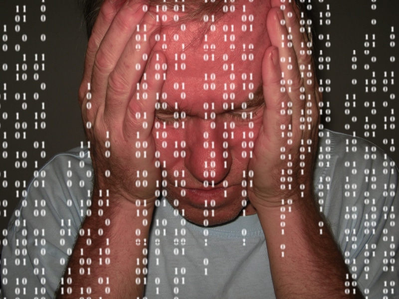infected, system, viruses, data exchange, infestation, midsection, computer, computer virus, programmer, portrait, trojan, drop, electronic brain, neck