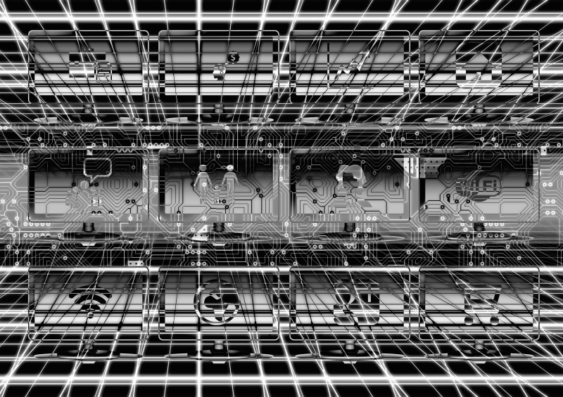 trojan, illustration, one, construction site, binary code, Computer, full frame, grid, smith, grey, convenience, binary system, transportation, data exchange
