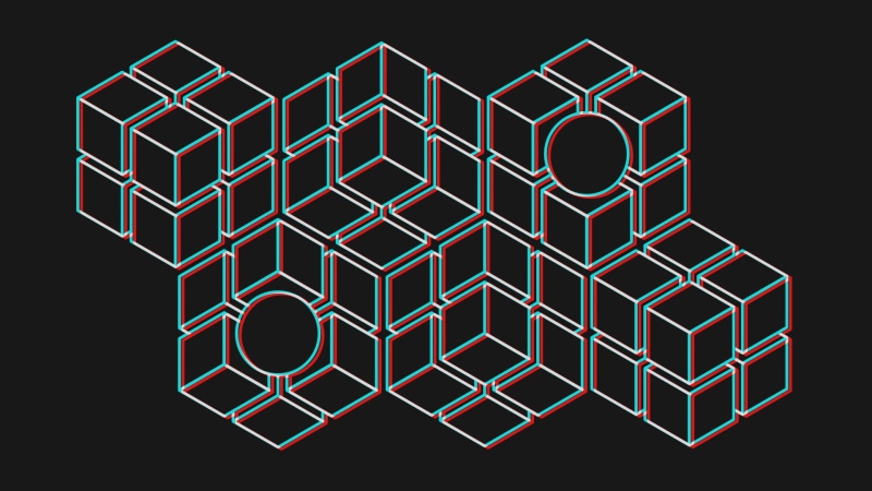 Cube, 1080P, Minimalist, Mind Teaser, Abstract, Glitch Art