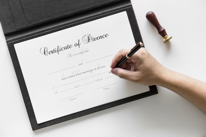 education, sign, text, certified, conflict, german, holding, person, handwriting, pen, stamp, western script, america, separation, well, contract, application