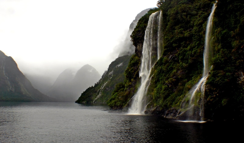 cliff, Cliffs, outdoors, flickr, 1080P, water, dropped, geo tagged, Fiordland National Park, rock - Object, CC0, landscape, mountain, lover, Public Domain