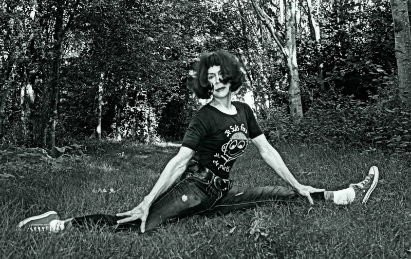 growth, people, yoga adept, real people, training, wearing, full length, Split, Exercise, forward split, one woman only, front view, outdoors, plant, adults only
