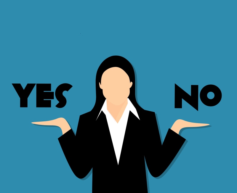 woman, business person, asking, technology, cartoon, voting, balancing, hand, computer icon, right, well-dressed, global communications, doubts, communication