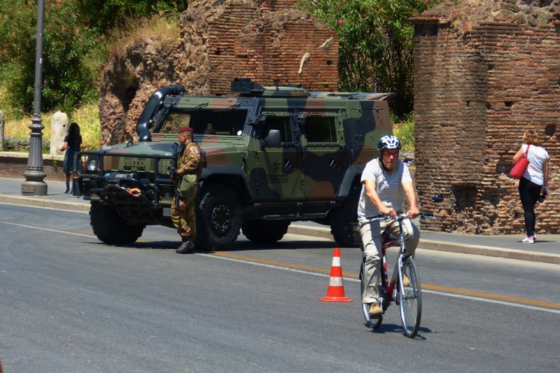 land vehicle, why, army, security, round, soldier, transportation, real people, outdoors, measure, architecture, insecurities, weapon, 4K, this, lifestyles