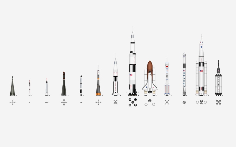 types, sky, shuttle, space, 1080P, architecture, technology, sketch, no people, communication, variation, in a row, sharp, studio shot, built structure