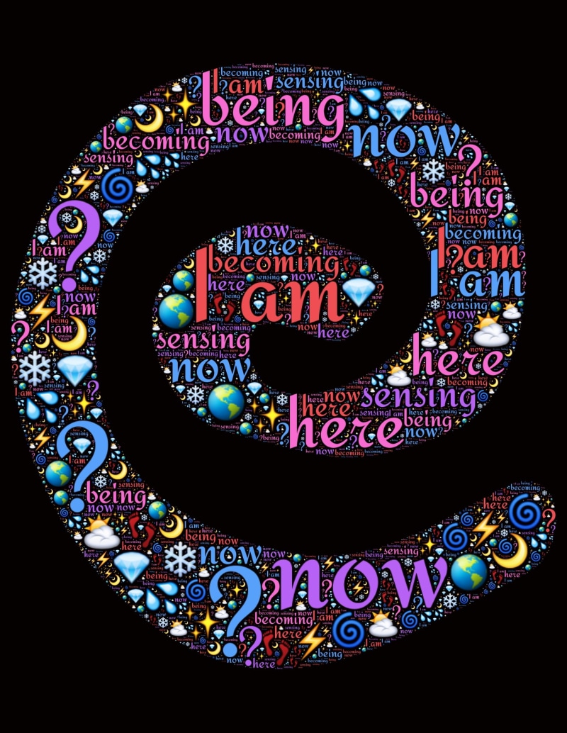 psyche, decoration, mysterious, question, creativity, illuminated, art and craft, circle, directly below, black background, mindfulness, words, floral pattern