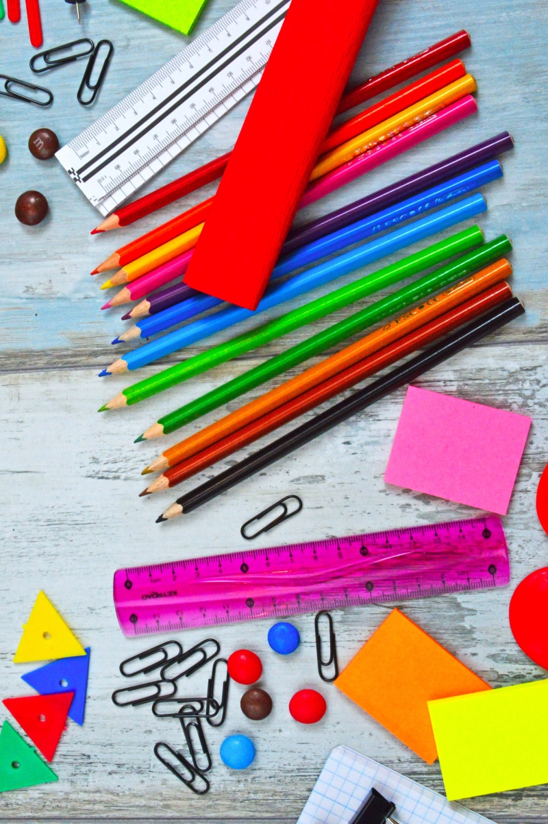 pencil, childhood, paper, school starts, writing instrument, back-to-school, pencils, multi colored, still life, logical inventory, 5K, school supplies