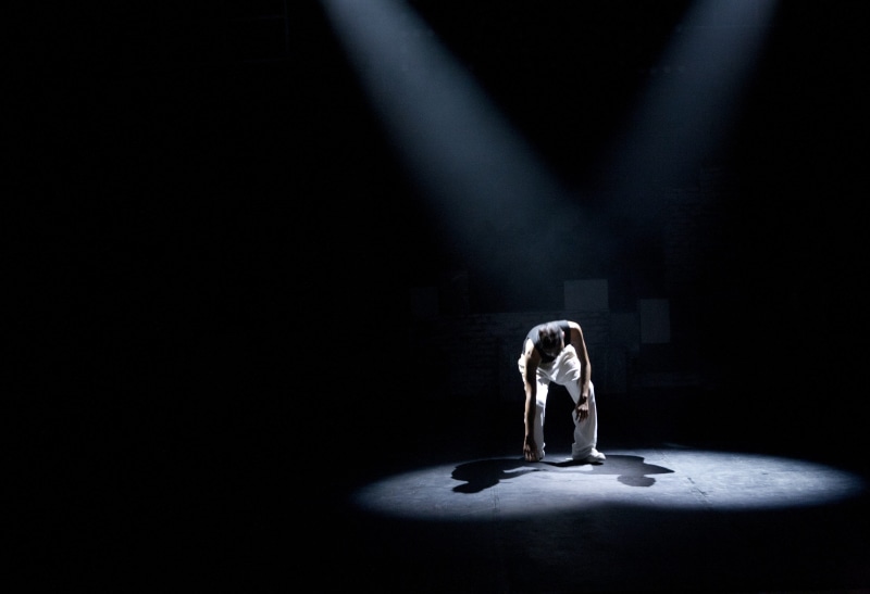 monologue, indoors, 4K, emotion, pain, dark, struggle, fear, black background, horror, depression - sadness, evil, loneliness, anxiety, studio shot, people