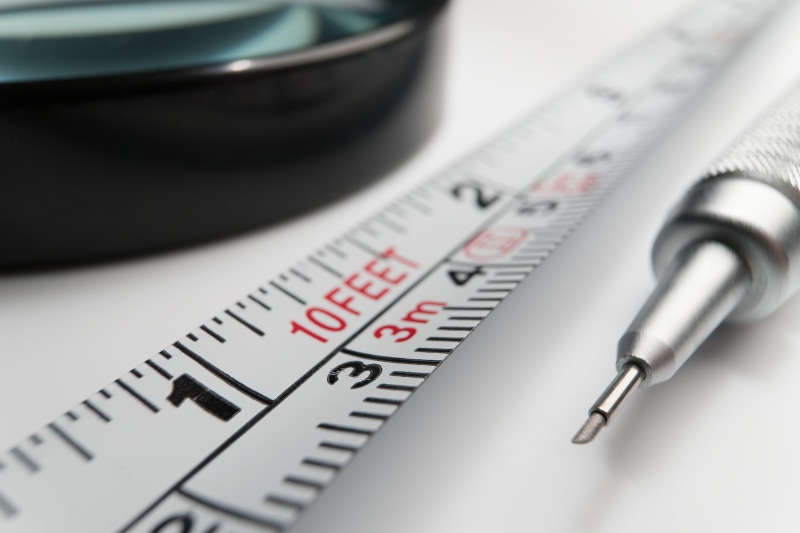measuring tape, healthcare and medicine, inch, distance, measurement, metal, medical supplies, mark, length, foot, instrument, meter, write, white, selective focus