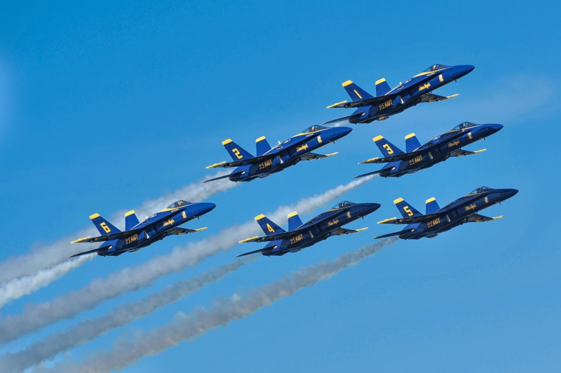 low angle view, fly, flying, group, aerobatic, fast, squadron, contrail, cooperation, air Vehicle, formation, on the move, smoke - physical structure, aerospace