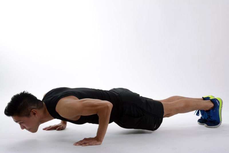adults Only, one Person, determination, pushup, copy Space, one Young Man Only, healthy Lifestyle, athlete, studio Shot, men, strength, one Man Only, sport