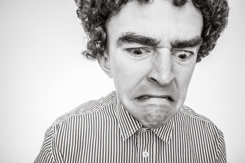 eyes, curly, human face, adult, haired, individuality, silly, collared, grayscale, emotion, studio Shot, concepts And Ideas, retro Styled, stripe, only men
