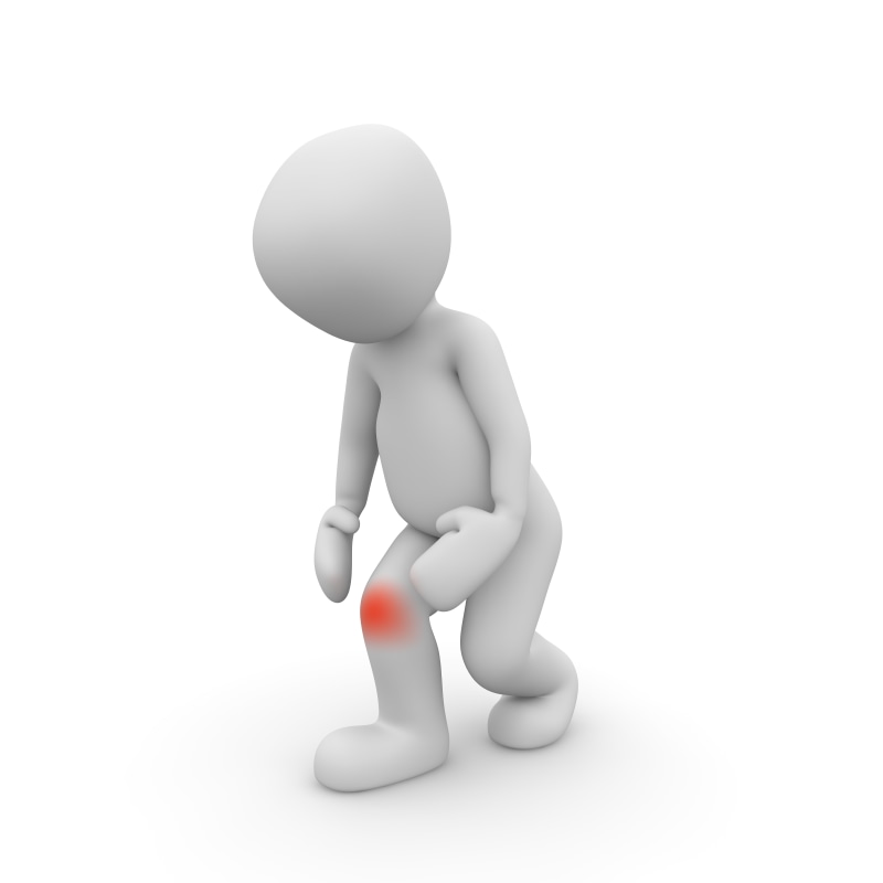toy, stock illustration, studio shot, knee, illustration, adult, one Person, isolated, cut out, copy space, art and craft, problem, the human body, ill