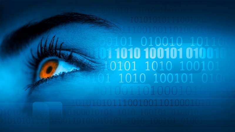 cyberspace, communication, zero, computer hacker, binary, technology, close up, connection, woman, blue, it, data, internet, one person, human face, graphic design