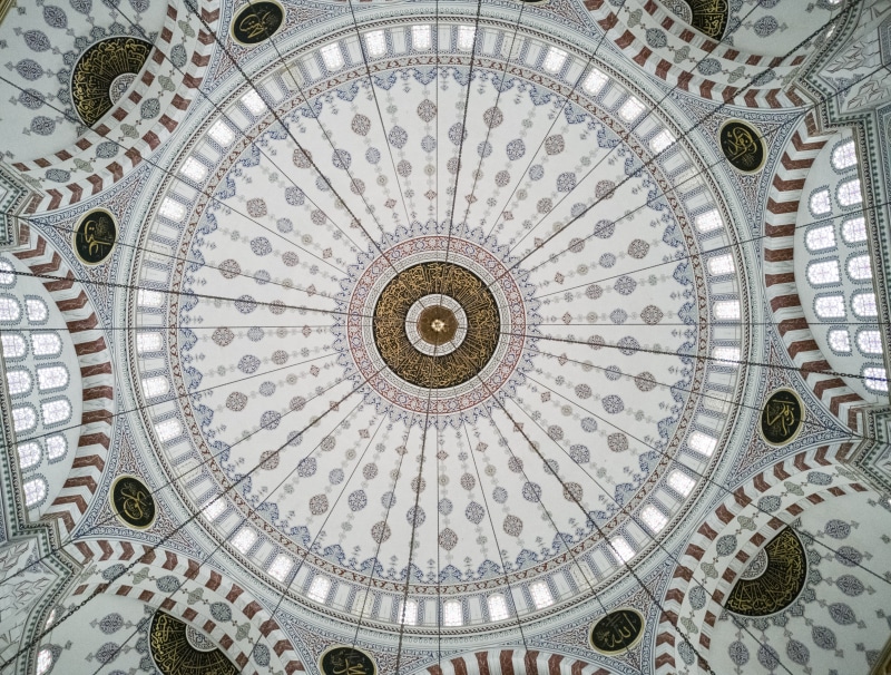 church, building, 5K, figure, geometric shape, prayer, design, pattern, cami, indoors, low angle view, art, shape, travel, art and craft, allah, creativity