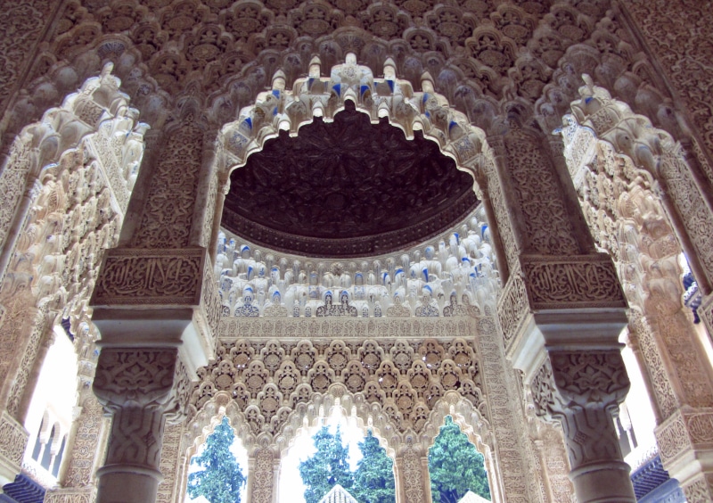 city, architectural feature, lions, design, arabic, 4K, built structure, building, source, place of worship, tourism, art islamic, history, architecture and art