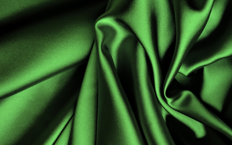cloth, rippled, color Image, shiny, red, close-up, smooth, green, brightly lit, ripple, full frame, abstract, 2K, no People, green color, velvet, backgrounds