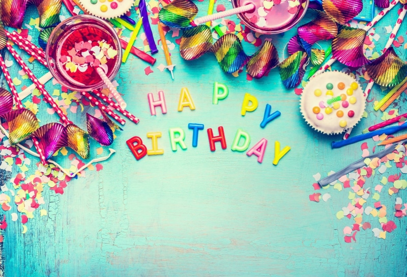 Party, Birthday, Confetti, 1080P, Colorful, Holiday, Happy Birthday