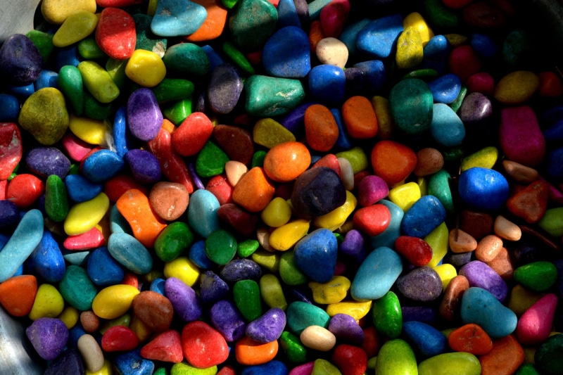 pebbles, 4K, rocks, colourful, stones, colorful