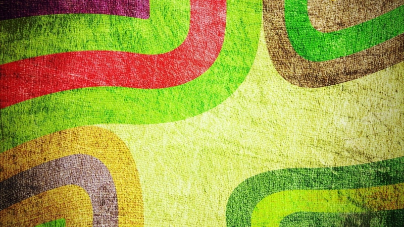 pattern, yellow, painted image, rug, design, shapes, green color, artwork, area, full frame, brush stroke, saturated color, paint, creativity, painted