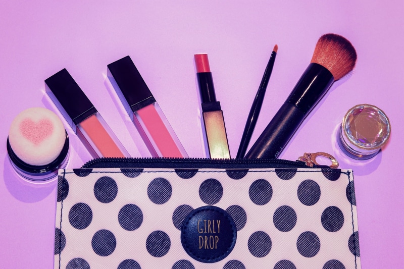 nail polish, large group of objects, lipstick, container, pink Color, red, palette, beauty, personal Accessory, still life, backgrounds, multi Colored
