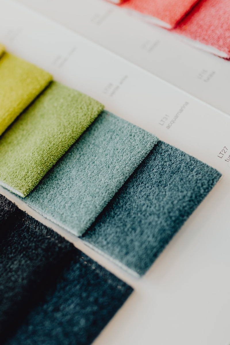 samples, material, high angle view, interior designer, lifestyles, interior design, medium group of objects, group of objects, sampler, domestic life, still life