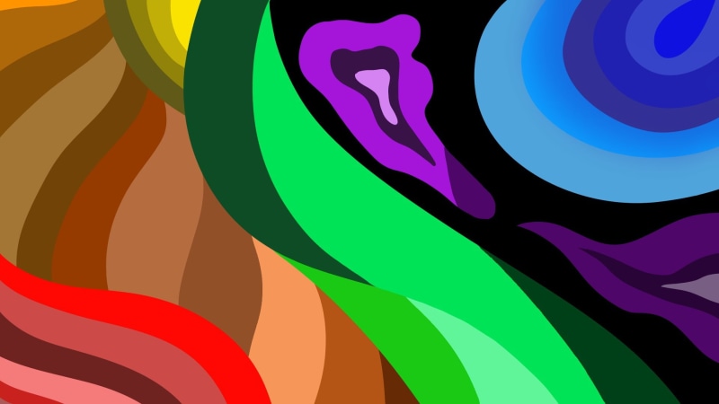 pattern, psychedelic, backgrounds, abstract backgrounds, studio shot, variation, neon, multi colored, ink, flowing, wave pattern, art and craft, neon colored