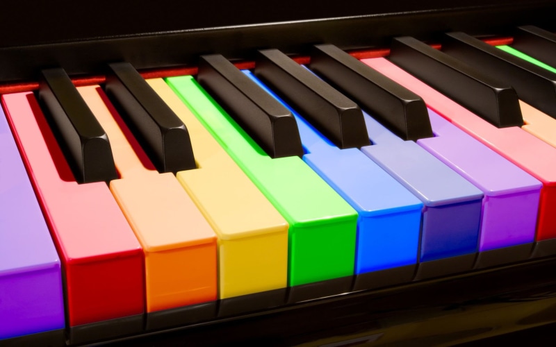 vibrant color, close-up, pen, multicolored, Piano, still life, choice, art and craft, collection, variation, no people, studio shot, large group of objects