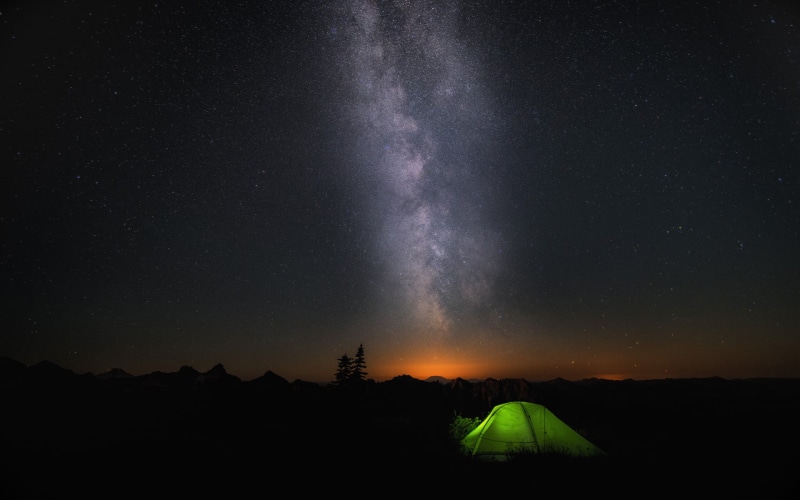 no people, tent, Night, space, astronomy, tranquil scene, non-urban scene, silhouette, sky, beauty in nature, milky way, scenics - nature, idyllic, mountain