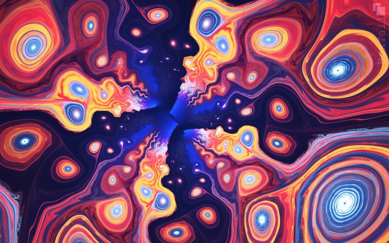 pattern, close-up, shape, design, full frame, variation, spiral, indoors, studio shot, digital composite, creativity, paint, multicolored, backgrounds