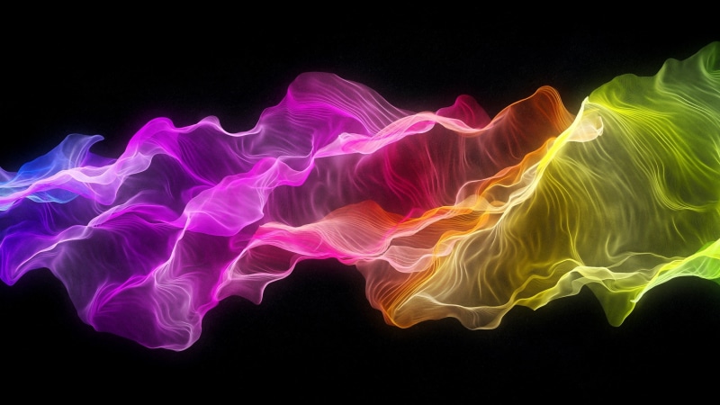 blue, indoors, Colorful, motion, flowing, vibrant color, studio shot, water, nature, purple, abstract, light - natural phenomenon, fumes, pattern, Smoke