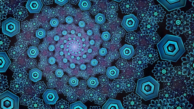 creativity, geometric Shape, directly above, abstract, choice, no people, floral, design Element, computer Graphic, digitally Generated Image, purple, abundance